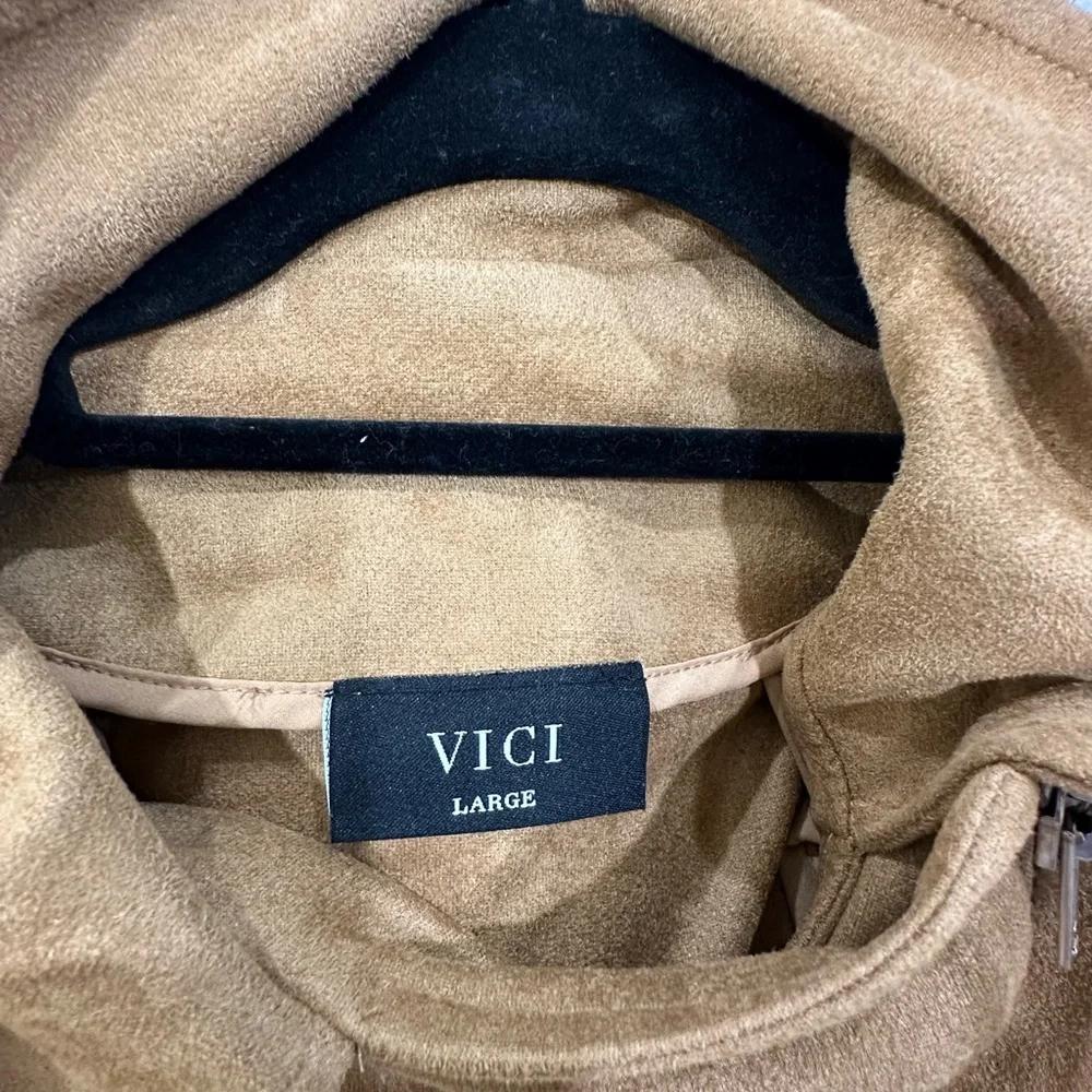 VICI Faux Leather Moto Jacket - SIZE LARGE - Picture 6 of 6